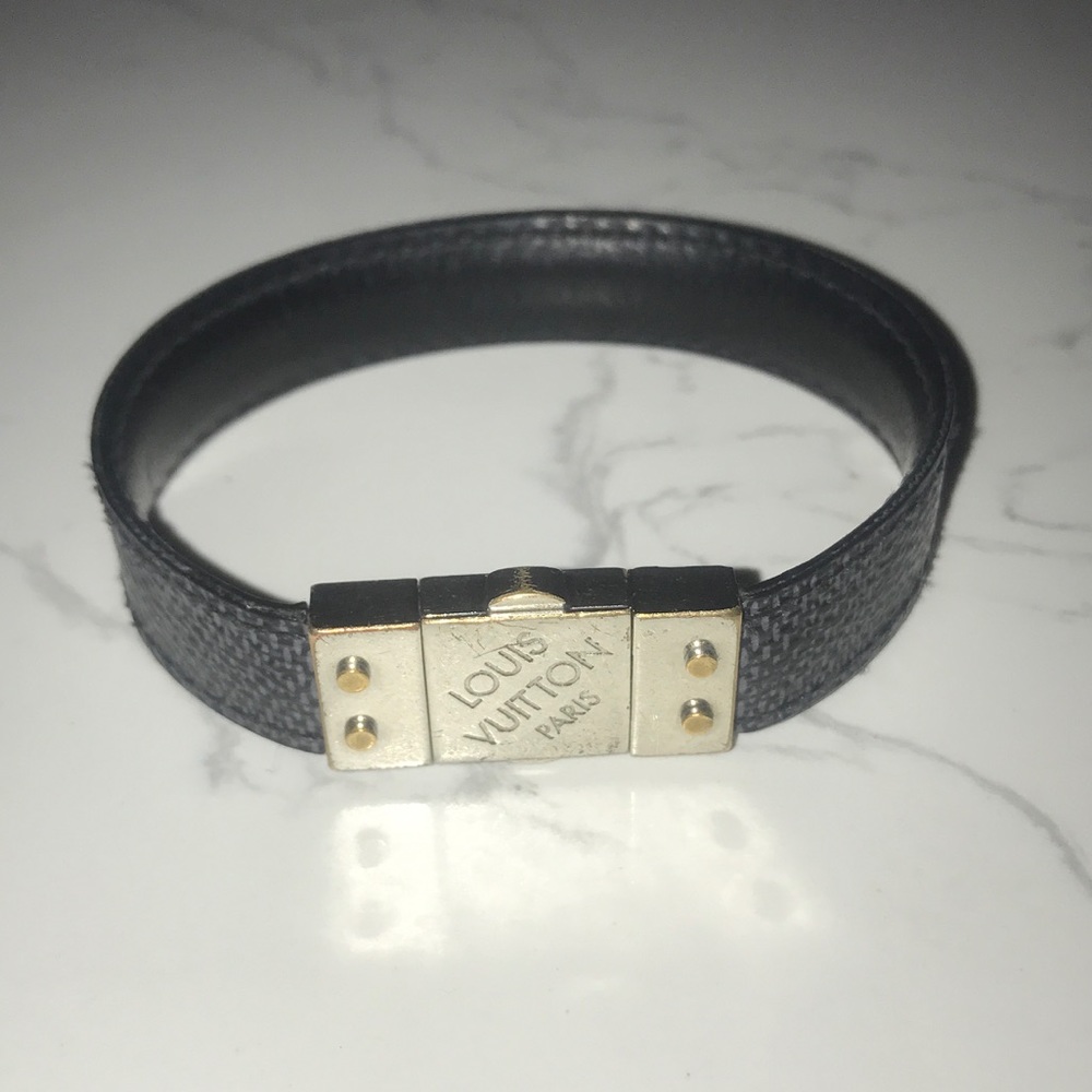 Louis Vuitton Bracelet Graphite Damier